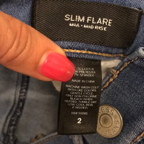 Express Slim Flare Jeans - Picture 3 of 5